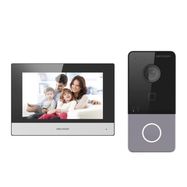 DS-KIS603-P(C) Kit interphone vidéo  - 2MP - 7 pouces - PoE