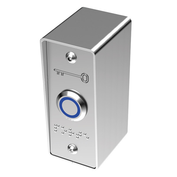 BOUTON POUSSOIR AVEC PLAQUE BRAILLE