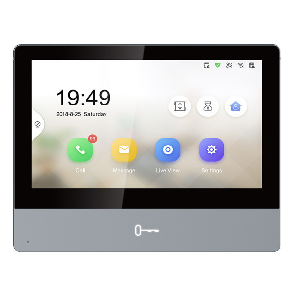 Hikvision DS-KH8350-WTE1 – Moniteur vidéo intérieur IP 7" tactile,  PoE