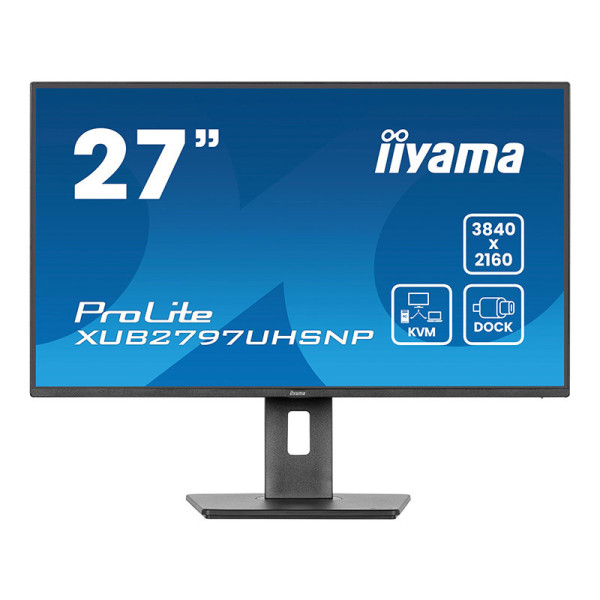 IIYAMA XUB2797UHSNP-B1 - 27p IPS 4K 4ms 300cd/m²  KVM Règlable