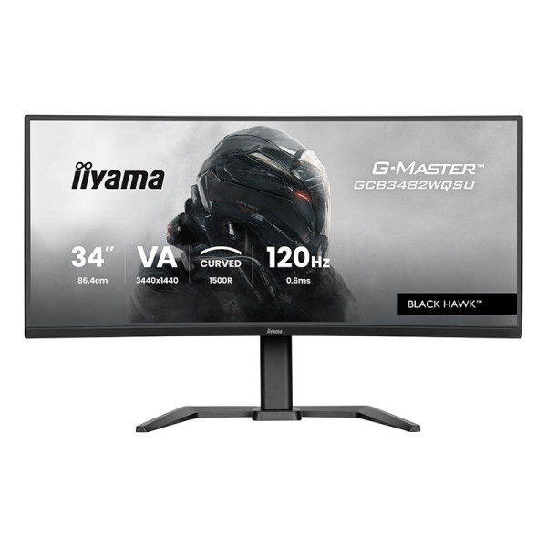 IIYAMA GCB3482WQSU-B1 (Black Hawk) - 34p VA 3440x1440 Incurvé 0.6ms 500cd/m²