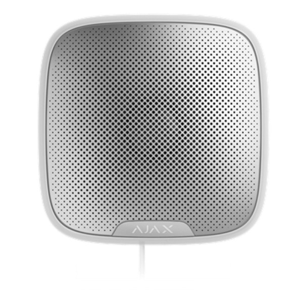 Ajax StreetSiren Fibra blanc (SUPÉRIEUR)