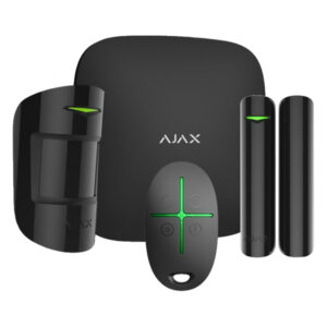 Ajax StarterKit Alarme,Kit alarme sans fil (GSM + Ethernet) Noir