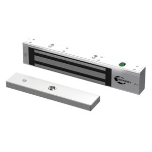 Ventouse applique grise - 300 daN - 12-24V DC - contact